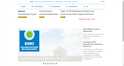 Desktop Screenshot of kmo.dk