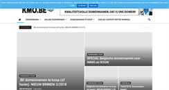 Desktop Screenshot of kmo.be